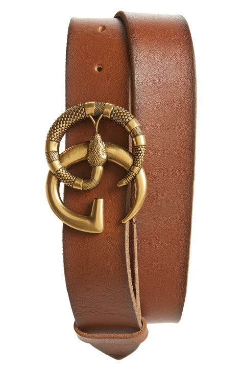 gucci gg leather belt|Gucci leather belt for men.